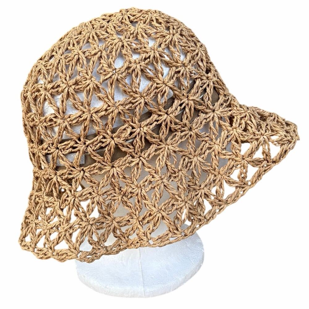 Wyeth Women’s Adjustable Beach Hat Woven Gardening Summer